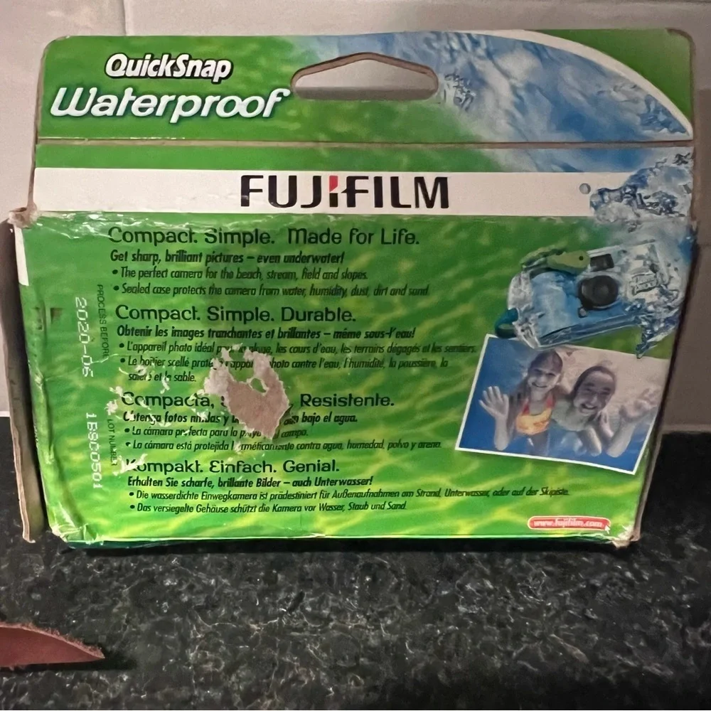 Disposable Fujifilm QuickSnap Waterproof Camera